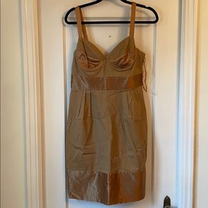 Catherine Malandrino bronze dress